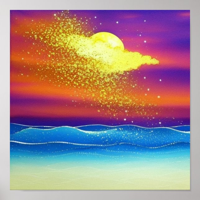 Poster Gold Dust from the Sky (Devant)