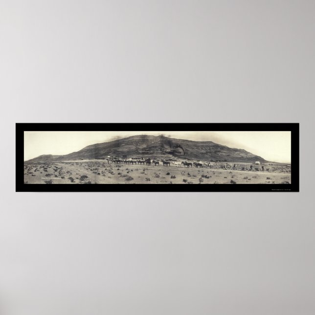 Poster Gold Mining Mill NV Photo 1908 (Devant)