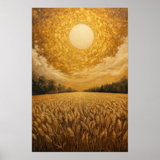 Poster Golden cornfield