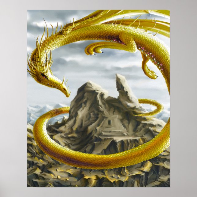Poster Golden Dragon (Devant)
