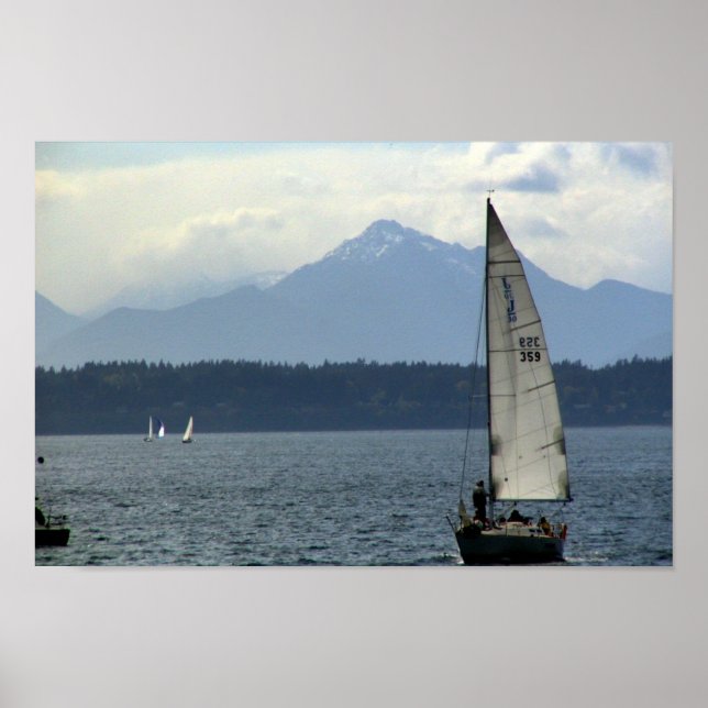 Poster Golden Gardens - Seattle, WA (Devant)