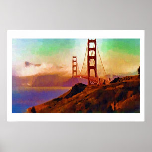 Poster Golden gate bridge