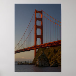 Poster Golden Gate Bridge et San Francisco