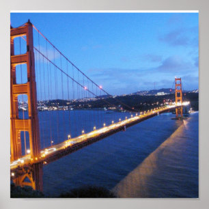 Poster Golden gate bridge San Francisco
