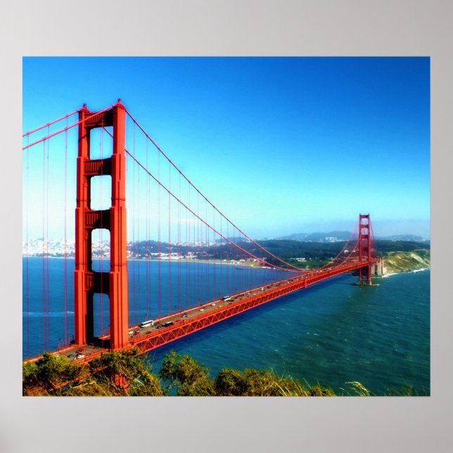 Poster Golden Gate Bridge - San Francisco (Devant)