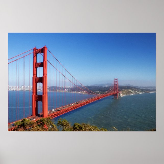 Poster Golden Gate Bridge, San Francisco (Devant)