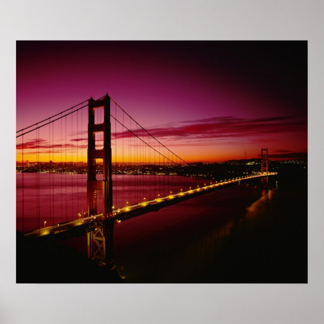 Poster Golden Gate Bridge, San Francisco, Californie, 5 (Devant)