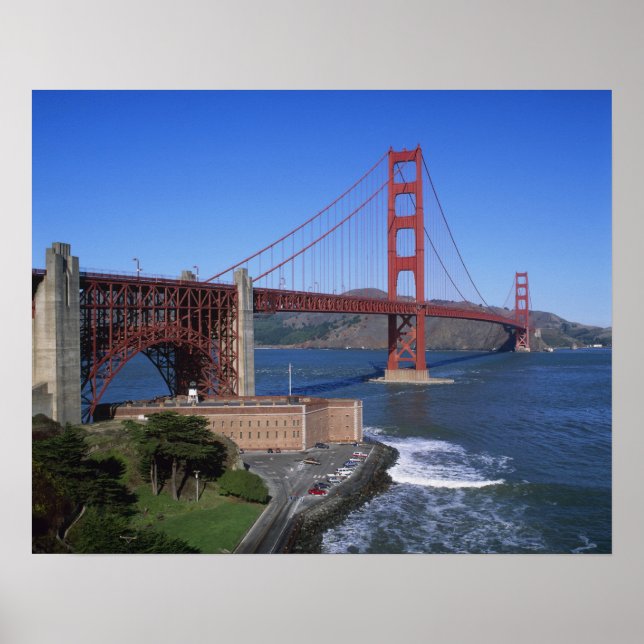 Poster Golden Gate Bridge, San Francisco, Californie, 7 (Devant)