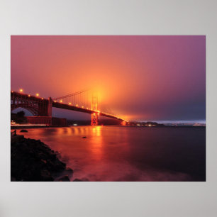 Poster Golden Gate Bridge, San Francisco, USA
