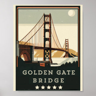 Poster Golden Gate Bridge - Une icône intemporelle de San