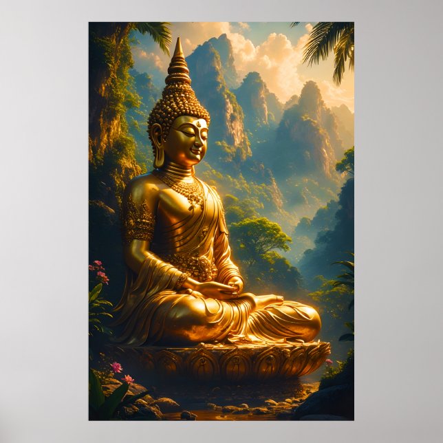 Poster Golden Meditation in the Thai Peaks (Devant)