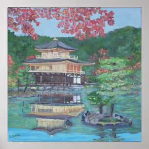 Poster Golden Pavillion in Kyoto