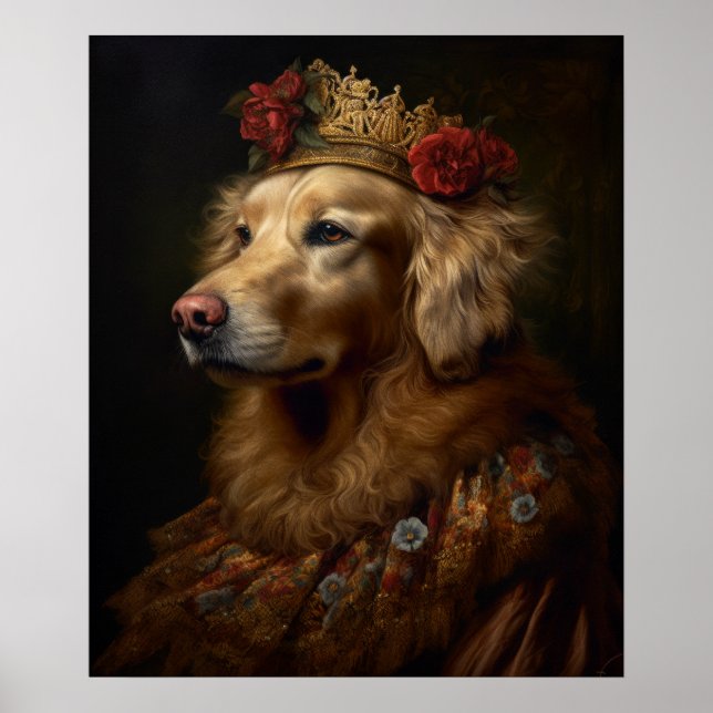 Poster Golden Retriever (Devant)