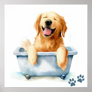Poster Golden Retriever Chien