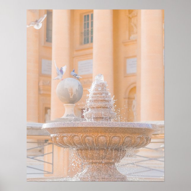 Poster Golden Serenity at Mosta (Devant)