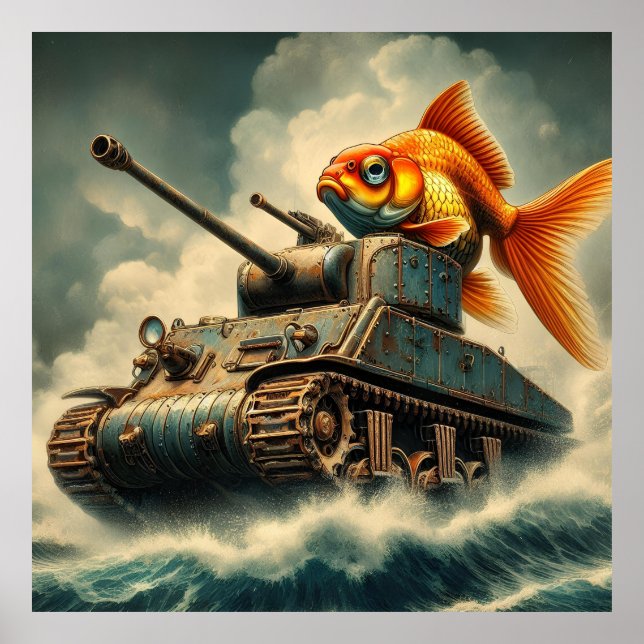 Poster "Goldfish Tank Adventure" (Vorne)