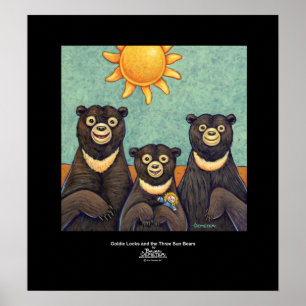Poster Goldie ferme à clef et les trois ours de Sun
