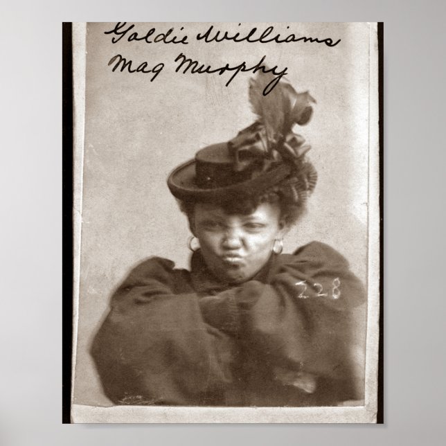 Poster Goldie Williams Mugshot (Devant)