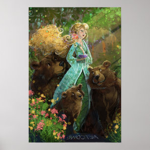 Poster Goldilocks et les trois ours
