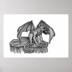 Poster Golem Gargoyle