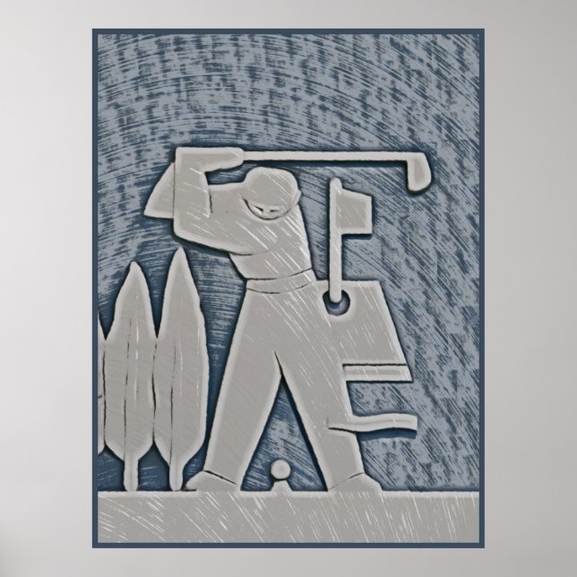 Poster Golf (Devant)