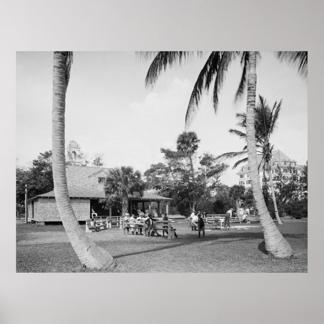 Poster Golf à Palm Beach, 1904 (Devant)