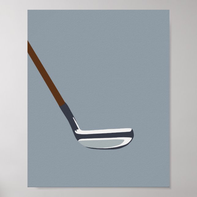 Poster Golf Blue (Devant)