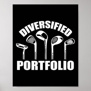 Poster Golf Diversification Portfolio Funny Business Entr
