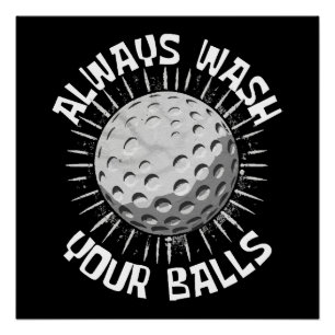 Poster Golf-drole