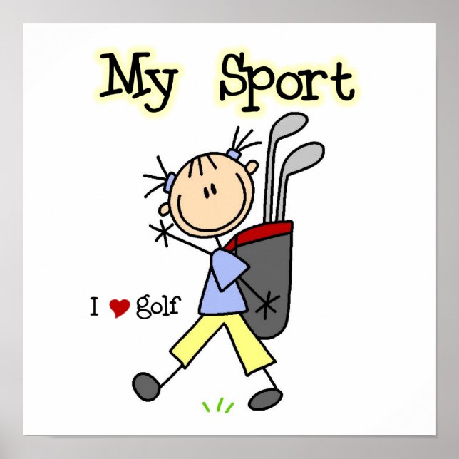 Poster Golf My Sport (Devant)