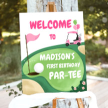 Golf Par-Tee Trou en une fille Accueil d'anniversa