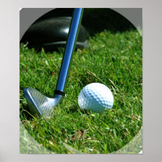 Poster Golf Putt