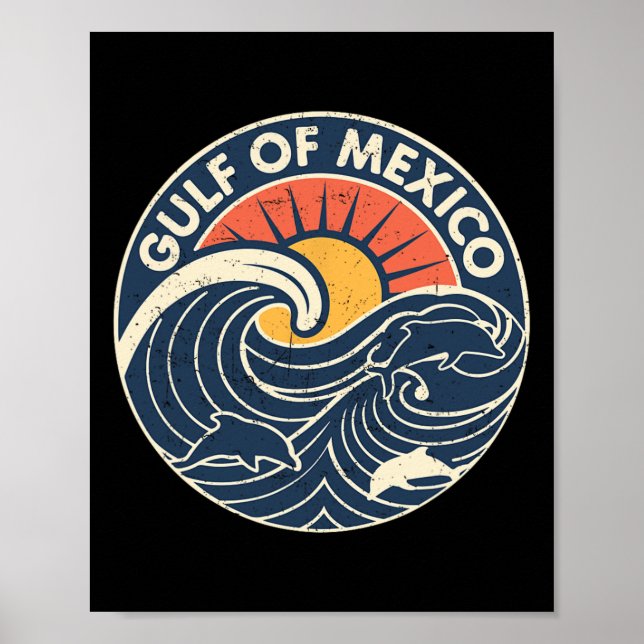 Poster Golfe du Mexique (Devant)
