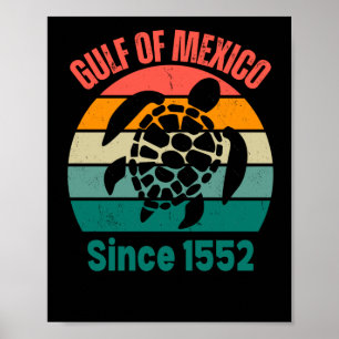 Poster Golfe Du Mexique C'Était Et Sera Pour Toujours 202
