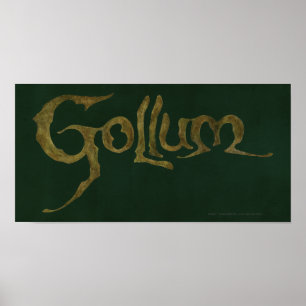 Poster GOLLUM™ nom - Textured