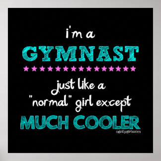 Poster Golly Girls - Je suis une Gymnaste
