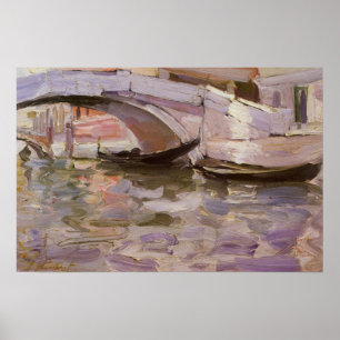 Poster Gondoles par John Singer Sargent, Art Impressionni