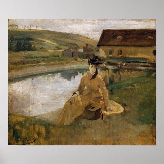 Poster Gonzalès - Au Bord de l'Eau (Devant)