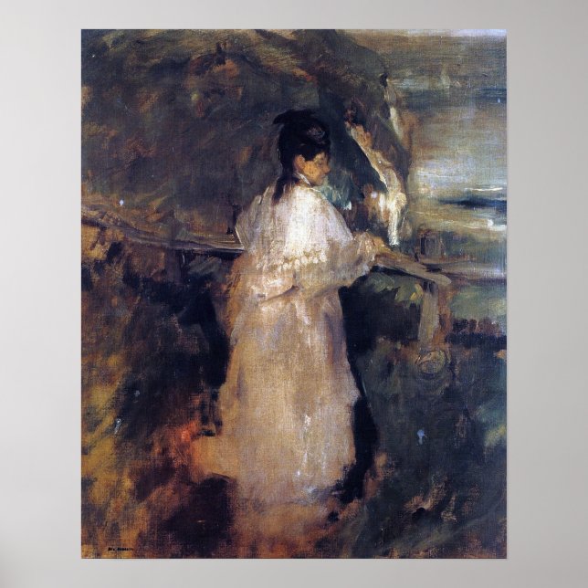 Poster Gonzalès - Femme Sur La Falaise (Devant)