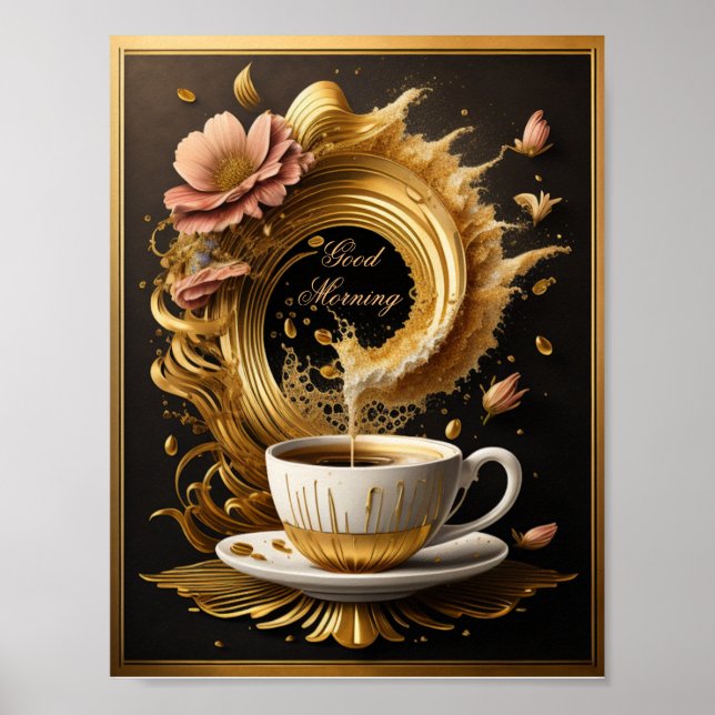 Poster Good Morning Art Coffee (Devant)
