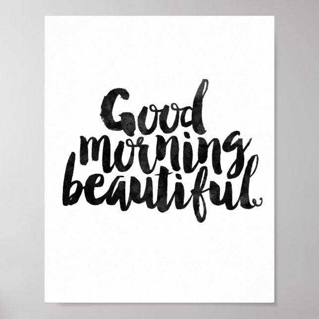 Poster Good Morning Beautiful (Devant)