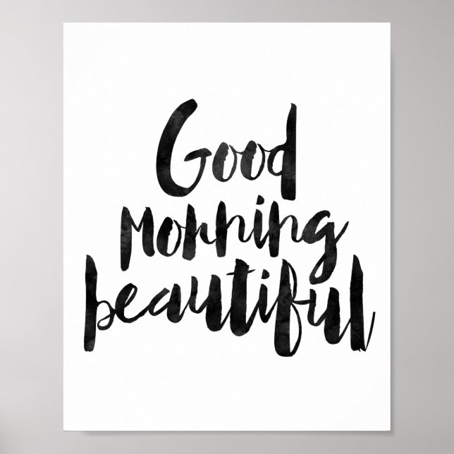 Poster Good Morning Beautiful (Devant)