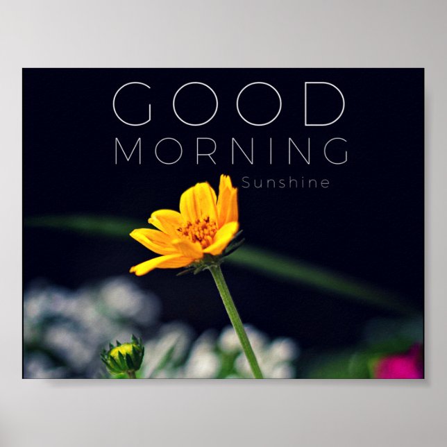 Poster Good Morning Sunshine Imprimer (Devant)