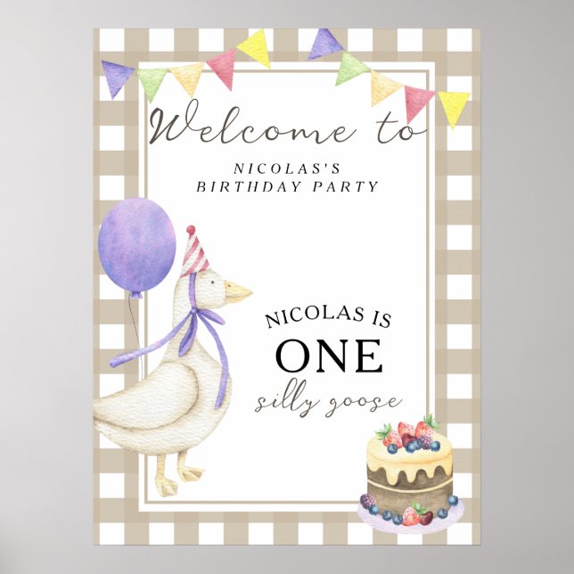 Poster Goose 1er anniversaire (Devant)