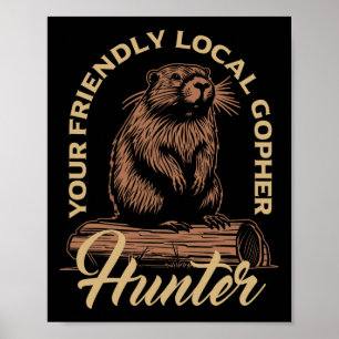 Poster Gopher Hunter Équipement Équipement Essentiels Gop