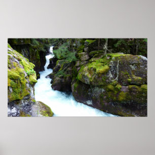 Poster Gorge d'Avalanche I dans le parc national de Glaci