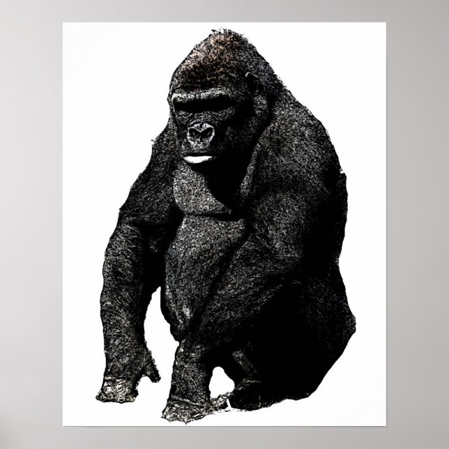 Poster Gorilla (Devant)