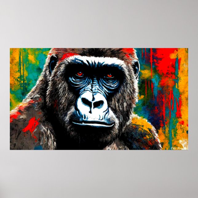 POSTER GORILLA (Devant)