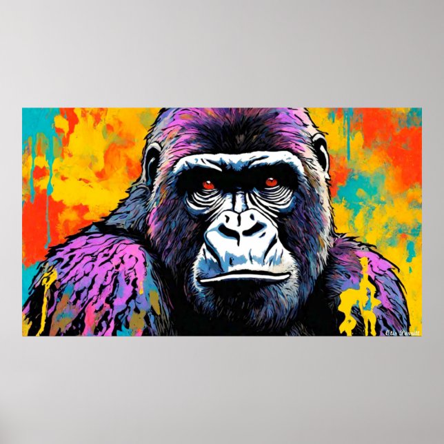 POSTER GORILLA 10 (Devant)