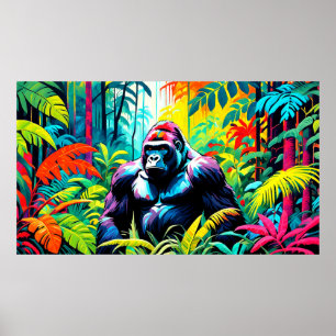 POSTER GORILLA 2 EST